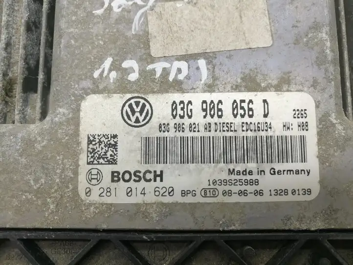 Volkswagen Golf V (2003 - 2009) 03G906056D Блок управления двигателем (ЭБУ) — фото 2