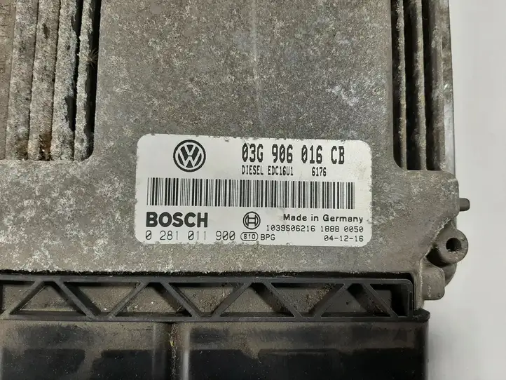 Volkswagen Golf V (2003 - 2009) 03G906016CB Блок управления двигателем (ЭБУ) — фото 3