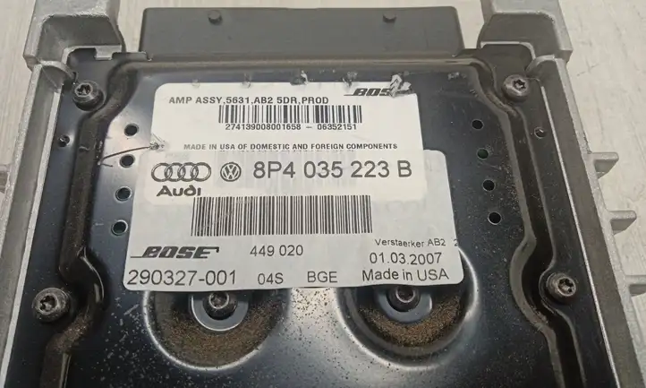 Audi A3/S3 8P (2004 - 2008) 8P4035223B Усилитель звука — фото 2