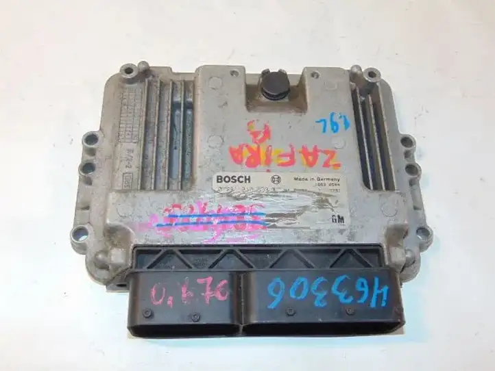 Opel Zafira (1999 - 2003)  0281013593 Блок управления двигателя