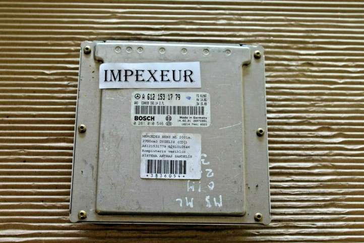 A6121531779 Mercedes-Benz ML W163 Galios (ECU) modulis