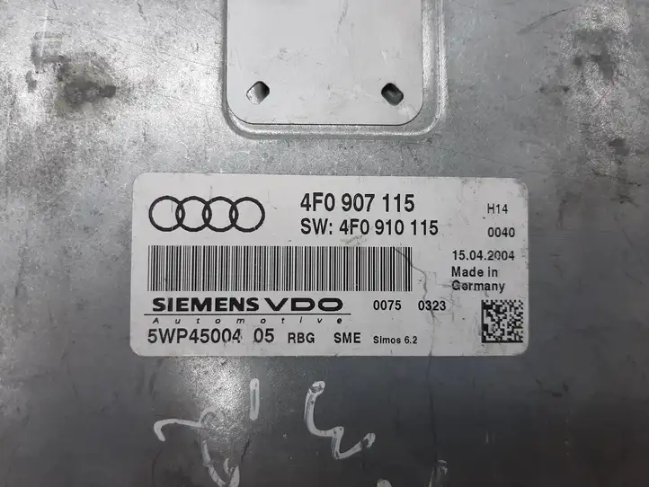 Audi A6 S6 C6 4F (2004 - 2008) 4F0907115 Блок управления двигателем (ЭБУ) — фото 4
