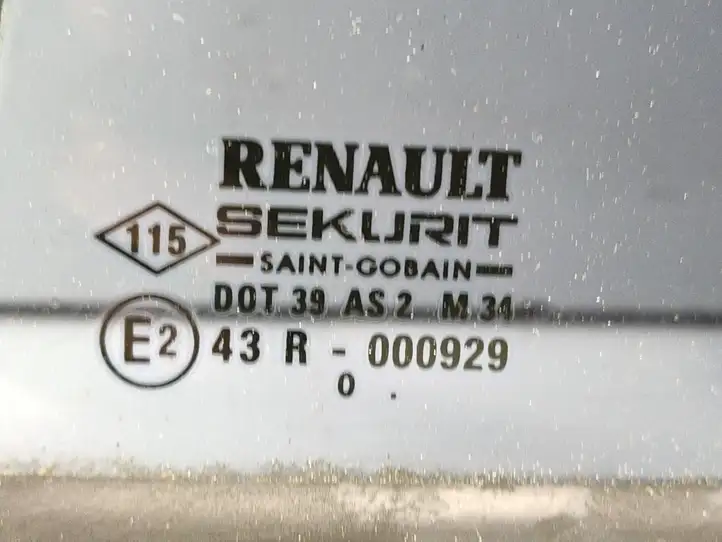 Renault Laguna II (2001 - 2005) 43R000929 Заднее боковое стекло — фото 4