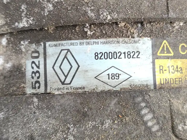 Renault Laguna II (2001 - 2005) 8200021822 Компрессор (насос) кондиционера воздуха — фото 2