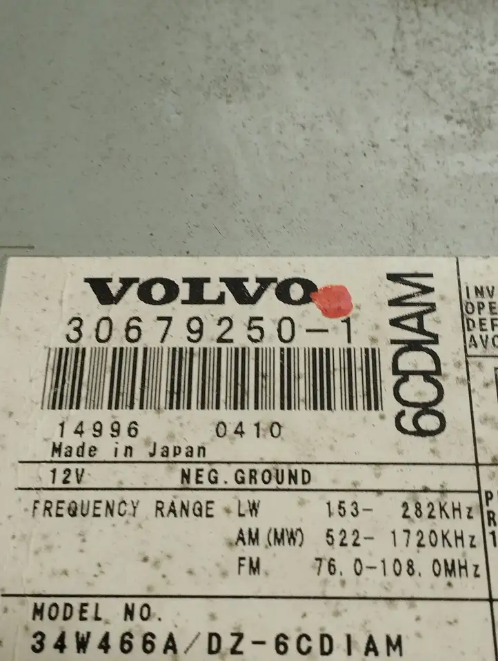 Volvo V50 (2004 - 2008) 306792501 Магнитола / мультимедийная система — фото 4