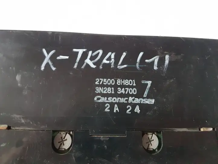 Nissan X-Trail T30 (2001 - 2007)  275008H801 Блок управления кондиционера воздуха / климата/ печки (в салоне)