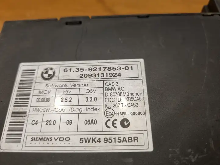 BMW 3 E90 E91 (2005 - 2012) 6135921785301 Модуль комфорта — фото 2