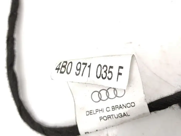Audi A6 S6 C5 4B (2001 - 2004) 4B0971035F Проводка передней двери — фото 2