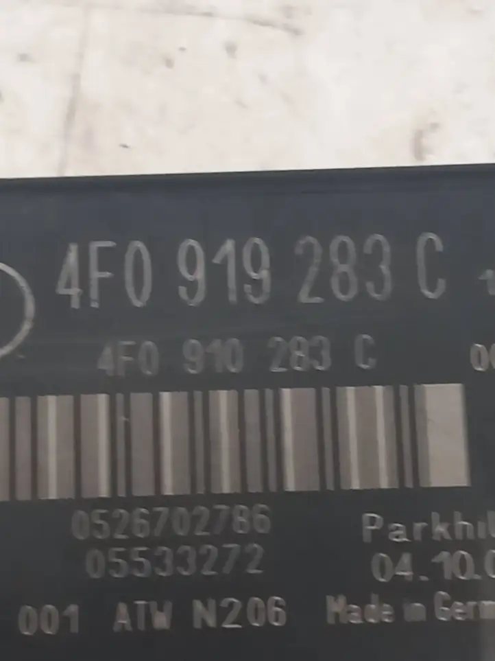 Audi A6 allroad (2006 - 2008)  4F0919283C Блок управления парковки