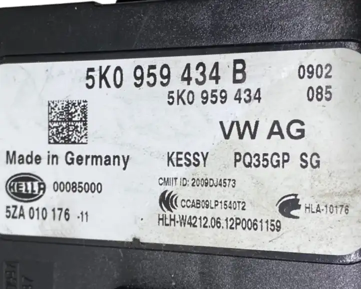 Volkswagen Jetta VI (2011 - 2018) 5K0959434B Блок бесключевого доступа — фото 3