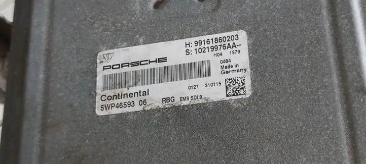 Porsche 911 991 (2011 - 2019) 99161860203 Блок управления двигателем (ЭБУ) — фото 2