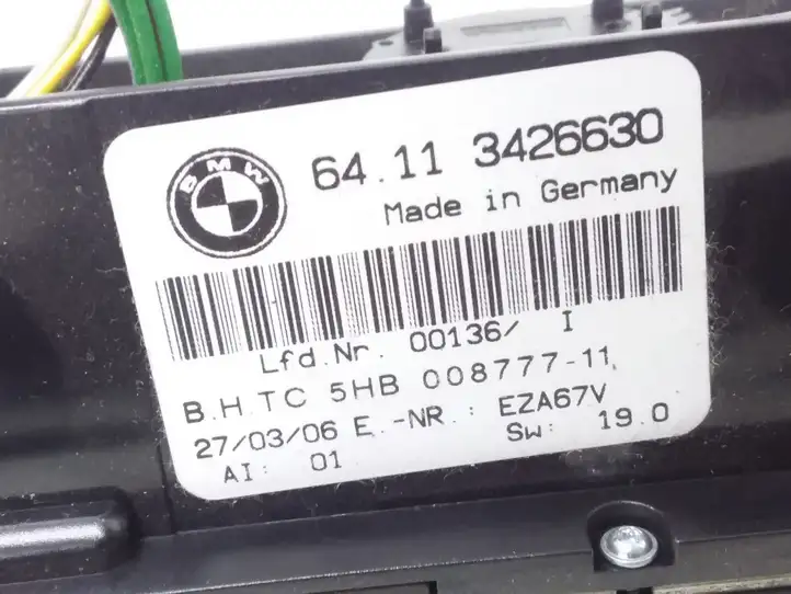 BMW X3 E83 (2003 - 2010) 3426630 Блок управления климат-контролем — фото 3