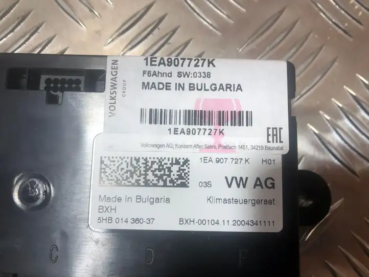 Skoda Enyaq iV (2020 - ) 5HB014360 Блок управления климат-контролем — фото 2
