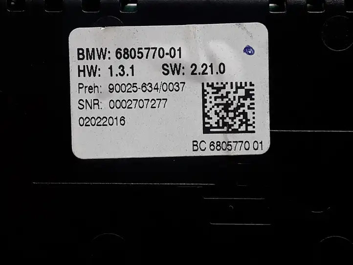 BMW 5 F10 F11 (2009 - 2016) 6805770 Блок управления климат-контролем — фото 6