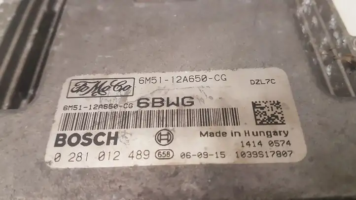 Ford Focus (2005 - 2008)  0281012489 Блок управления двигателя