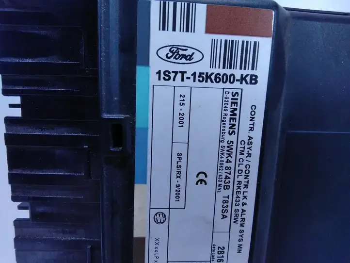 Ford Mondeo Mk III (2000 - 2007) 1S7T15K600KB Модуль комфорта — фото 5