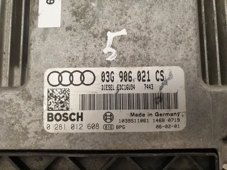 Audi A3/S3 8P (2004 - 2008) 03G906021CS Блок управления двигателем (ЭБУ) — фото 5