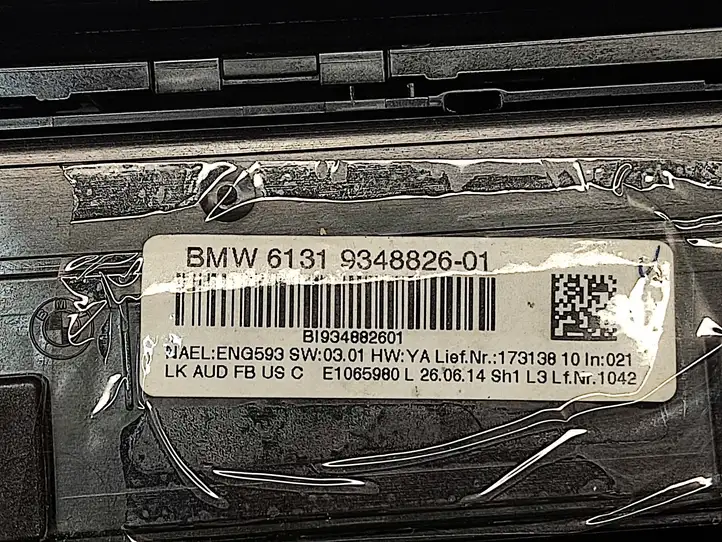 BMW 3 F30 F35 F31 (2012 - 2018) 9348826 Блок управления климат-контролем — фото 4