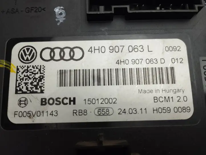 Volkswagen Touareg II (2010 - 2018) 4H0907063D Модуль комфорта — фото 3