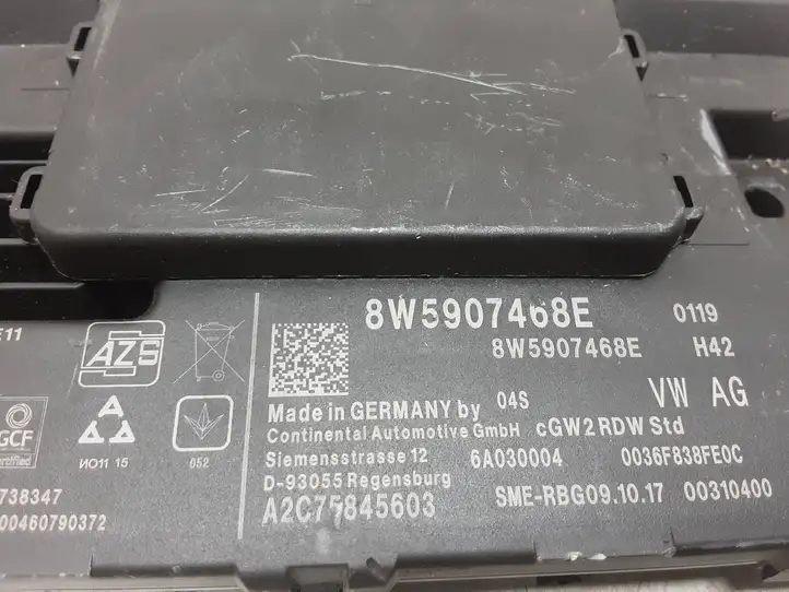 Audi A4 S4 B9 (2015 - 2019) 8W5907468E Прочие блоки управления — фото 2
