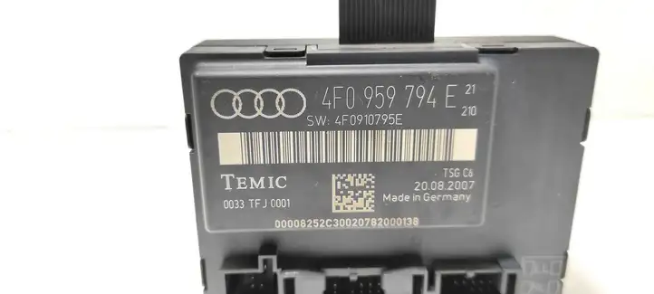 Audi A6 S6 C6 4F (2008 - 2011) 4F0959794E Блок управления дверью — фото 3