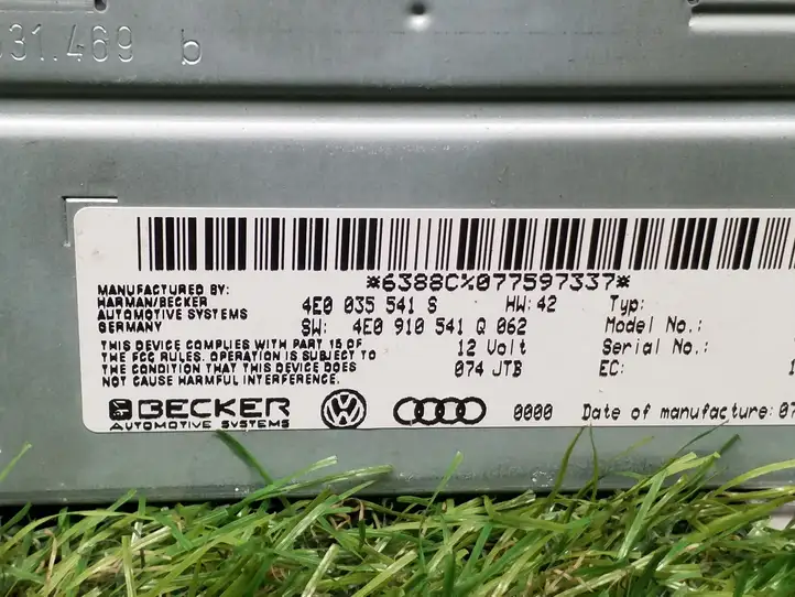 Audi Q7 4L (2005 - 2009) 4E0035541S Магнитола / мультимедийная система — фото 2