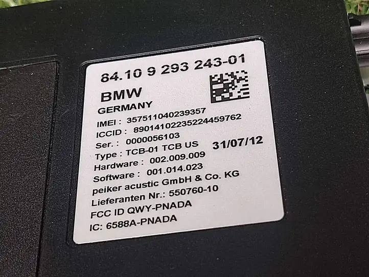BMW 5 F10 F11 (2009 - 2016) 9293243 Bluetooth модуль — фото 3