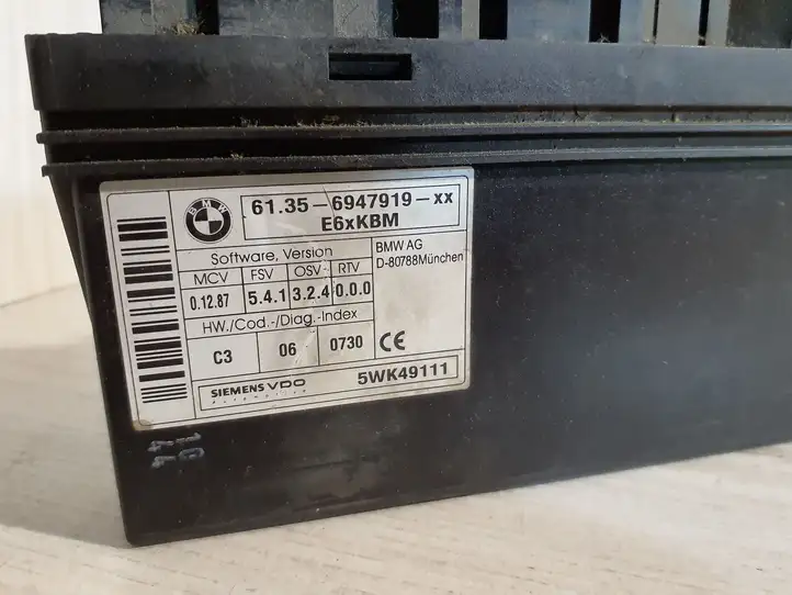 BMW 5 E60 E61 (2004 - 2010) 5WK49111 Модуль комфорта — фото 3