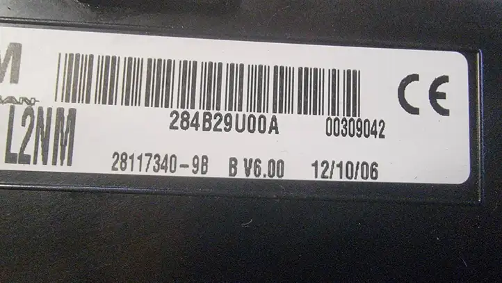 Nissan Note (E11) (2006 - 2014) 284B29U00A Модуль комфорта — фото 2