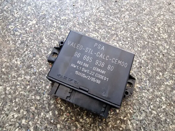 Citroen C5 (2004 - 2008) 9660593880 Блок управления парктрониками — фото 3