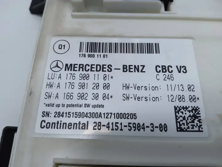 Mercedes-Benz A W176 (2012 - 2018) A1769001101 Прочие блоки управления — фото 4
