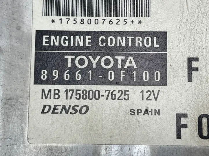 Toyota Corolla Verso AR10 (2004 - 2009) 896610F100 Блок управления двигателем (ЭБУ) — фото 4