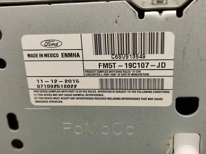 Ford Focus (2015 - 2019) FM5T19C107JD Магнитола / мультимедийная система — фото 2