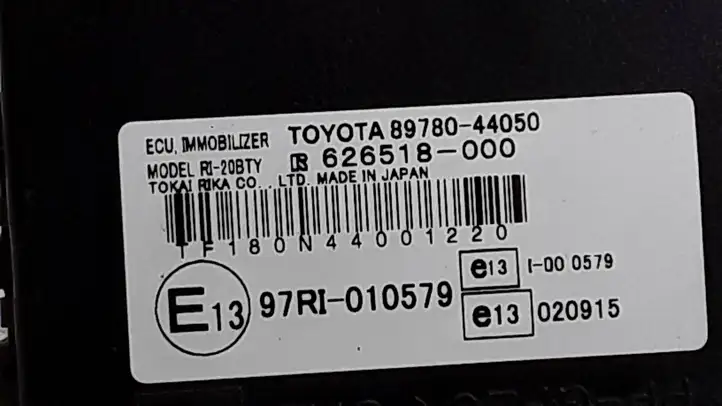 Toyota Avensis Verso (2001 - 2004) 8978044050 Блок иммобилайзера — фото 2