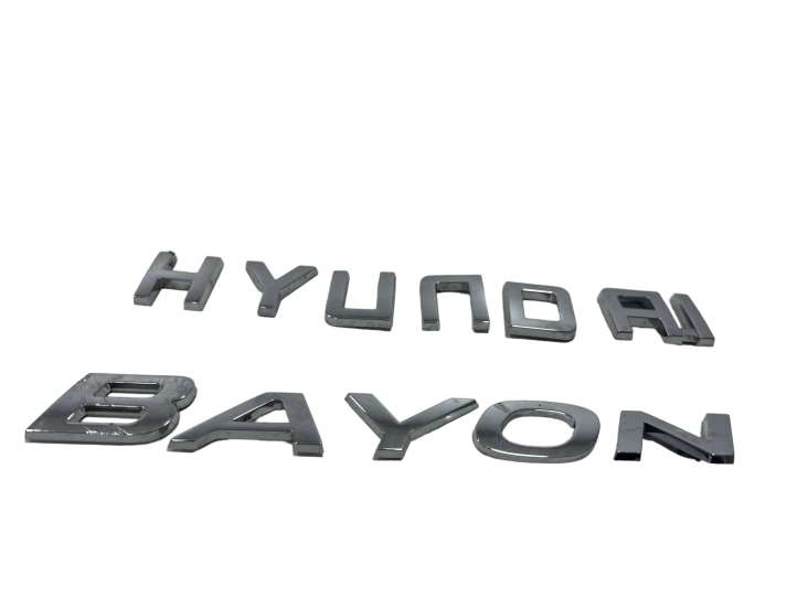 Hyundai Bayon Gamintojo ženkliukas/ modelio raidės