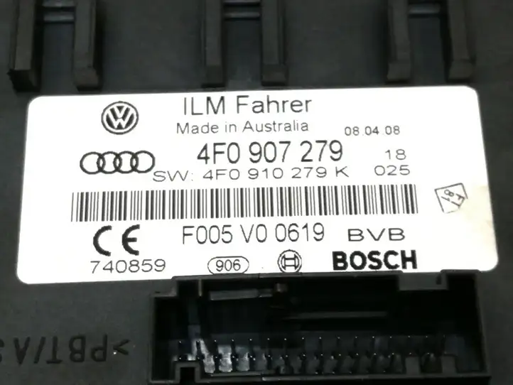 Audi A6 S6 C6 4F (2004 - 2008) 4F0907279 Модуль комфорта — фото 3