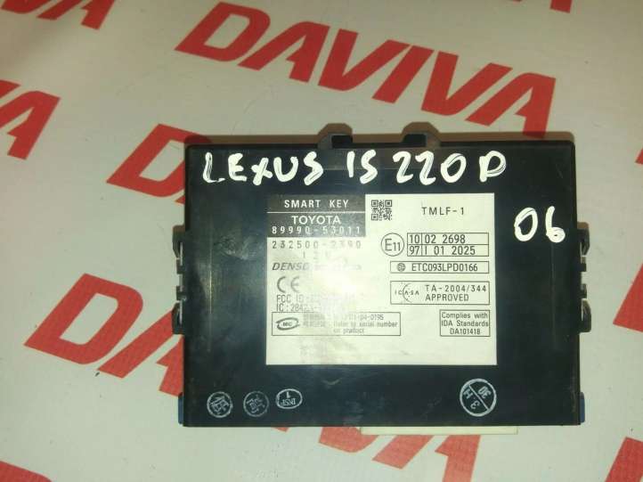 232500-2390 Lexus IS 220D-250-350 Beraktės sistemos KESSY (keyless) valdymo blokas/ modulis