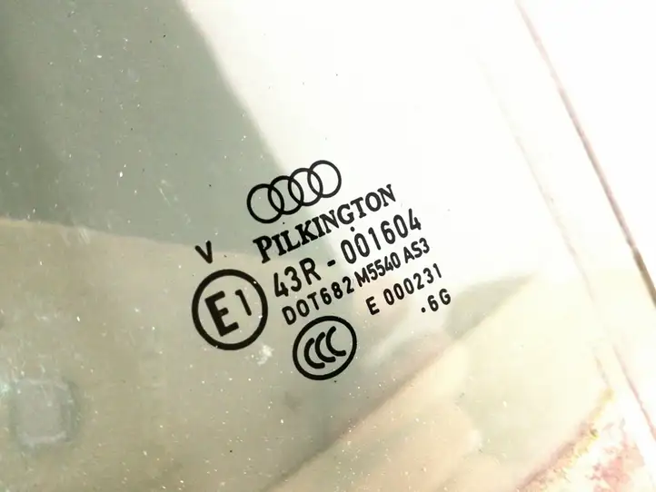 Audi Q7 4L (2005 - 2009) 43R001604 Стекло задней двери — фото 2