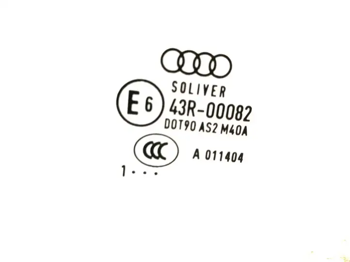 Audi A4 S4 B8 8K (2011 - 2015) 43R00082 Стекло задней двери — фото 4