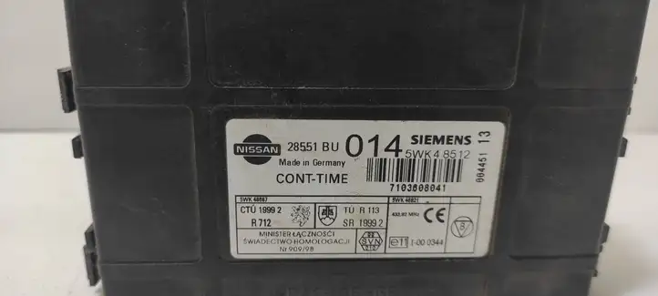 Nissan (2000 - 2006) 28551BU014 Модуль комфорта — фото 3