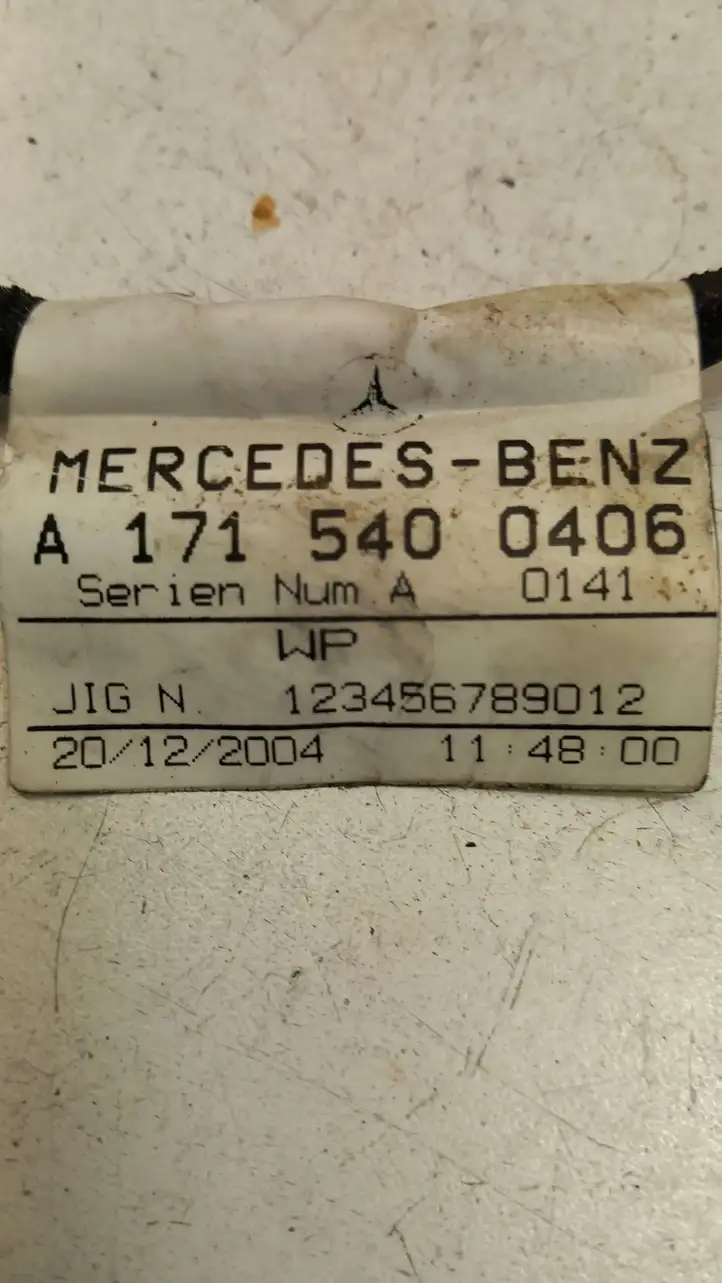 Mercedes-Benz SLK R171 (2005 - 2011) A1715400406 Прочая электропроводка — фото 3