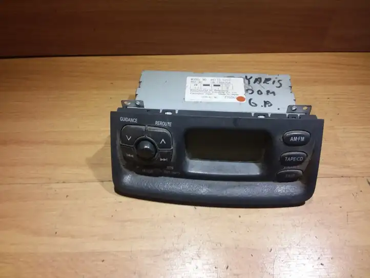 Toyota Yaris (1999 - 2003) 861105202000 Магнитола / мультимедийная система — фото 1