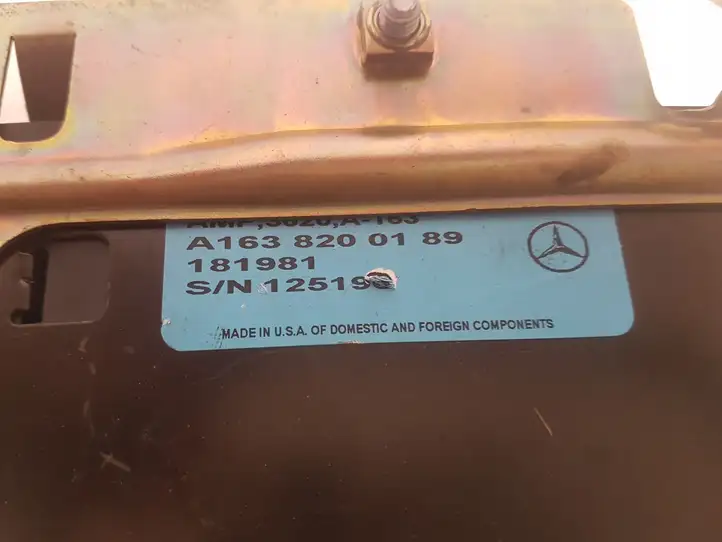 Mercedes-Benz ML W163 (1997 - 2005) A1638200189 Усилитель звука — фото 3