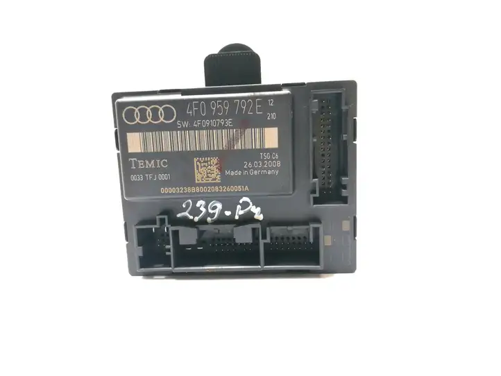 Audi A6 S6 C6 4F (2004 - 2008) 4F0959792E Блок управления дверью — фото 2