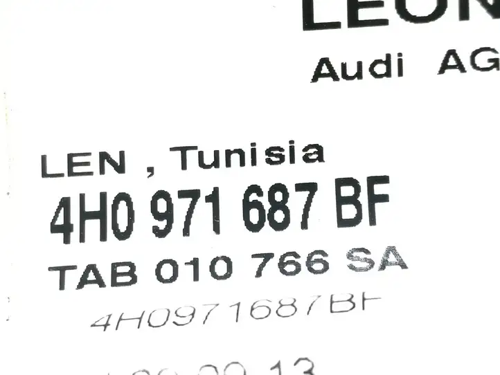 Audi A8 S8 D4 4H (2013 - 2017) 4H0971687BF Проводка задней двери — фото 3