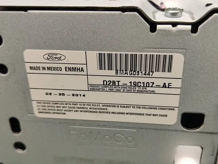 Ford Fiesta (2013 - 2017) D2BT19C107AE Магнитола / мультимедийная система — фото 2