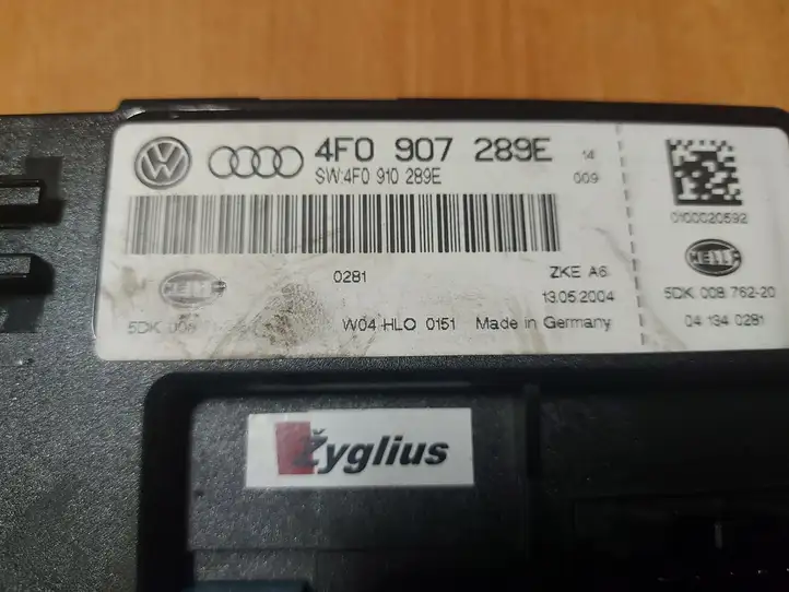Audi A6 S6 C6 4F (2004 - 2008) 4F0907289E Модуль комфорта — фото 2