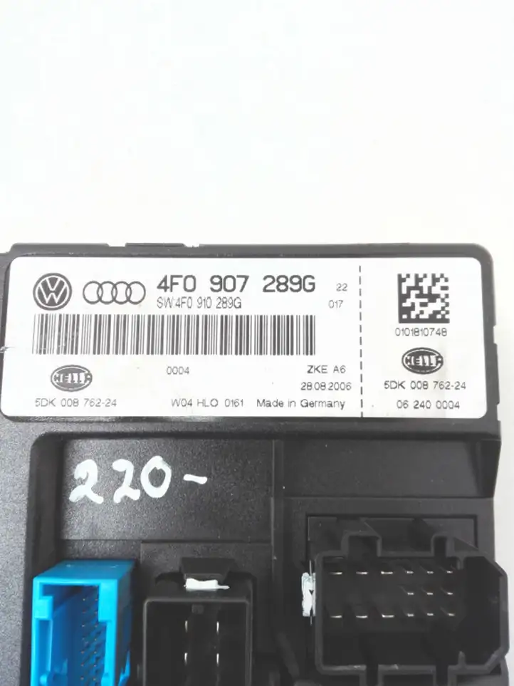 Audi A6 Allroad C6 (2006 - 2008) 4F0907289G Модуль комфорта — фото 2