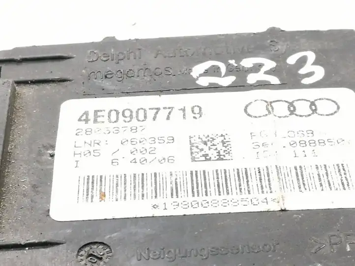 Audi A8 S8 D3 4E (2005 - 2007) 4E0907719 Блок управления сигнализацией — фото 3