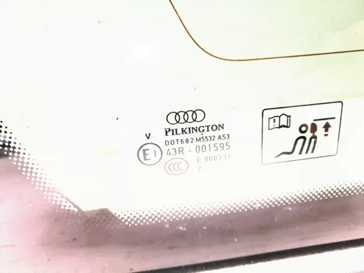 Audi RS4 (2012 - 2015) DOT682M5532AS3 Заднее боковое стекло — фото 3